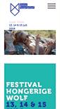 Mobile Screenshot of festivalhongerigewolf.nl